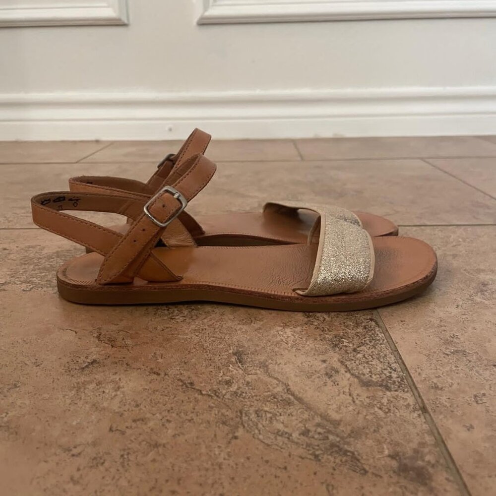 Golden Sandals - Pom D'api - French Brand